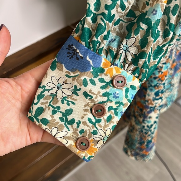 Vintage 1970’s Retro Floral 3 Piece Polyester Matching Set- XS - Picture 3 of 12